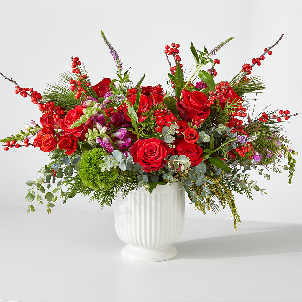 Big Red Bow Bouquet – Pukalani Floral, Paia HI
