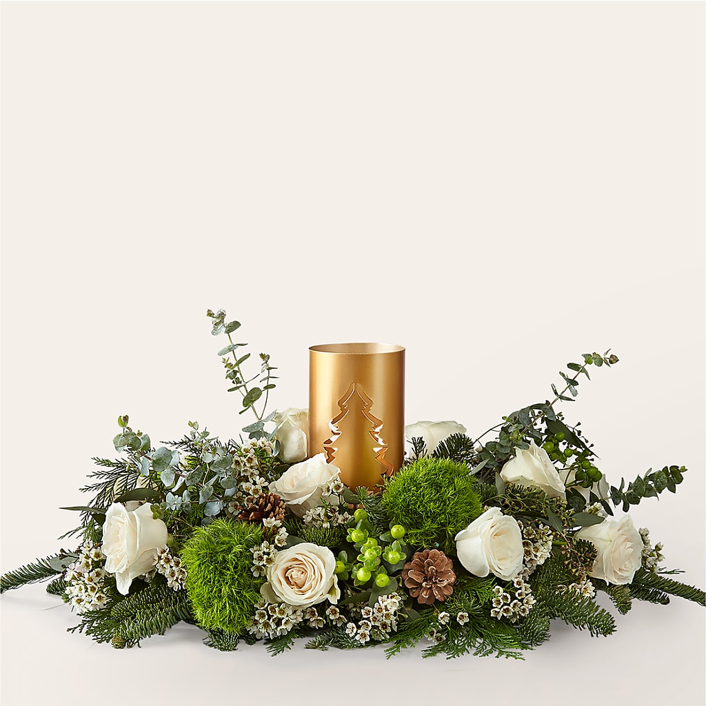 Chestnuts Roasting Centerpiece – Pukalani Floral, Paia HI