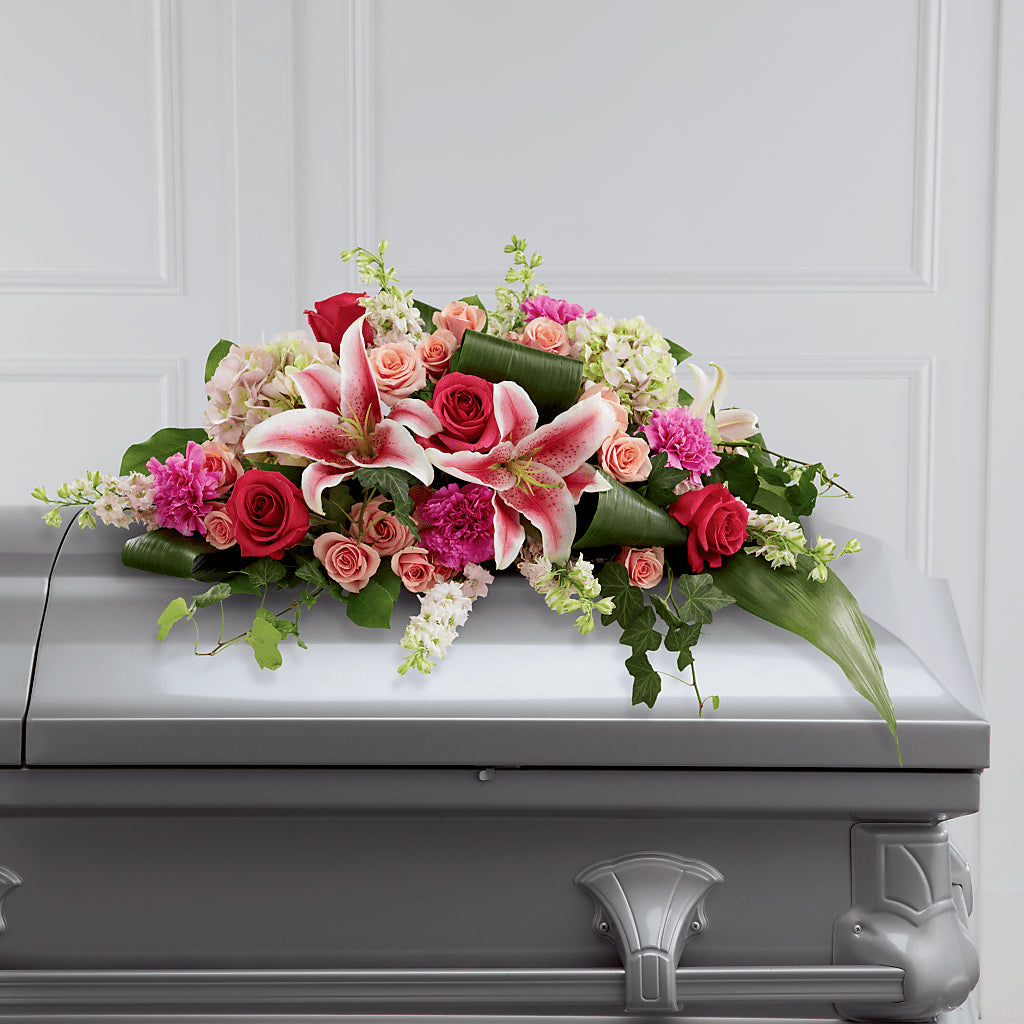 Splendid Grace Casket Spray – Pukalani Floral, Paia HI