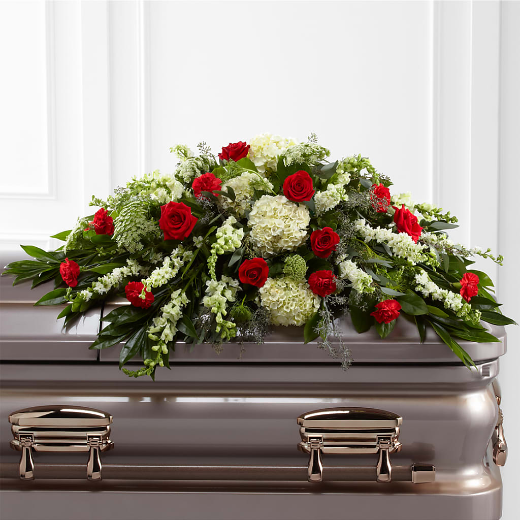 Sincerity Casket Spray – Pukalani Floral, Paia HI