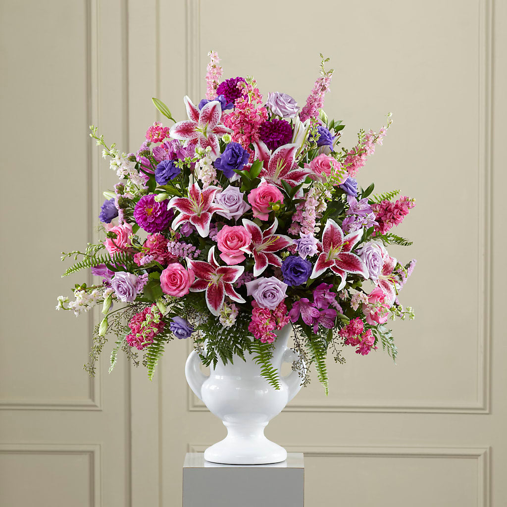 Peaceful Tribute Arrangement – Pukalani Floral, Paia HI