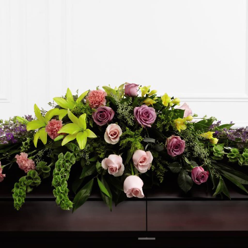 Forever Beloved Casket Spray – Pukalani Floral, Paia HI