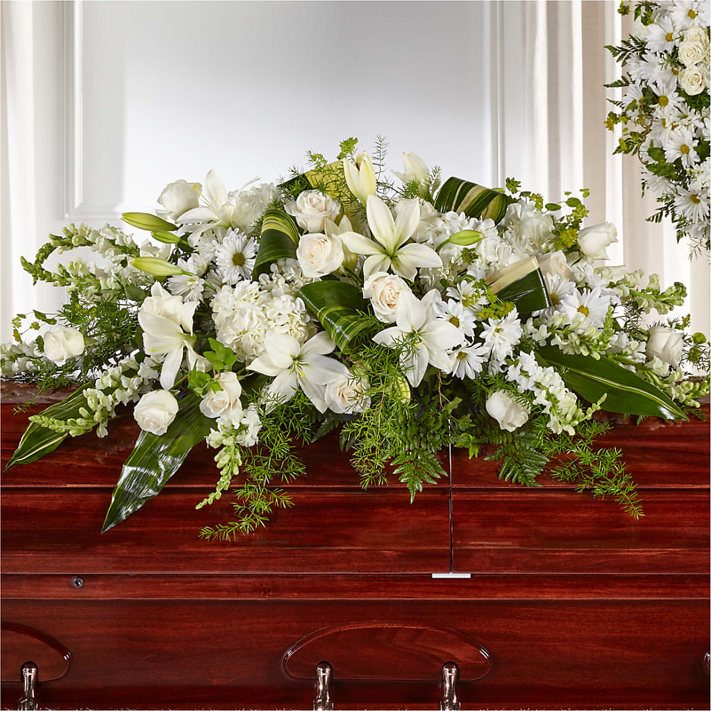 Abundance Casket Spray – Pukalani Floral, Paia HI