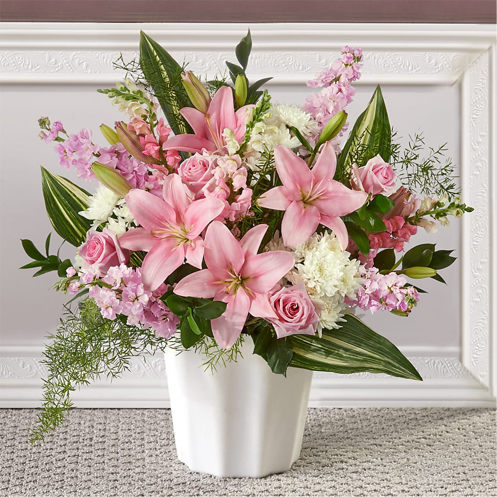 Simply Serene Floor Basket – Pukalani Floral, Paia HI