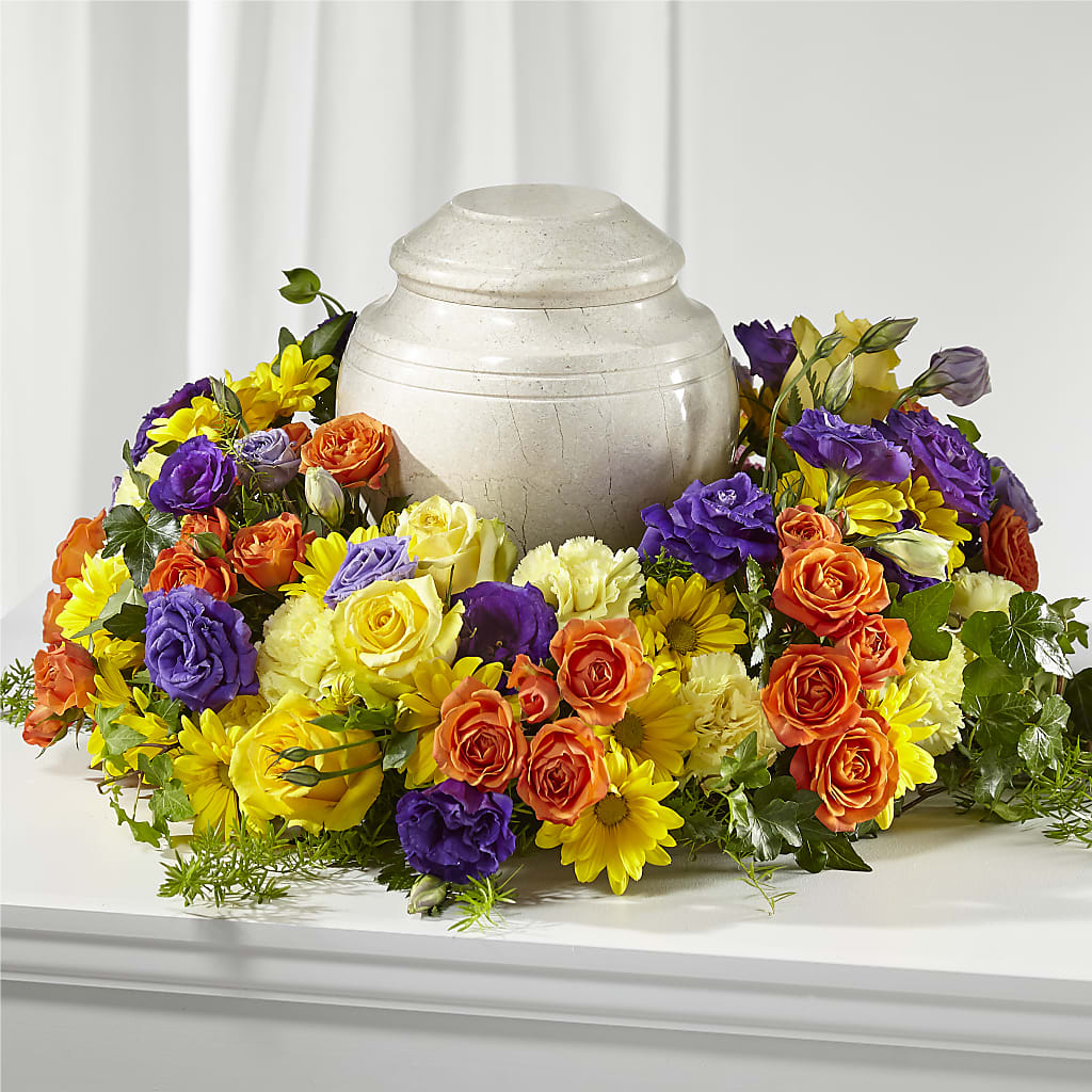 Blossoms of Remembrance Cremation Adornment – Pukalani Floral, Paia HI