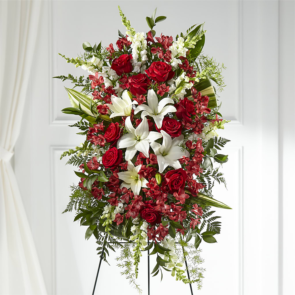 Everlasting Memory Standing Spray – Pukalani Floral, Paia HI