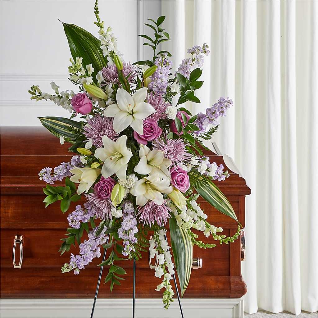 Grateful Hearts Standing Spray – Pukalani Floral, Paia HI
