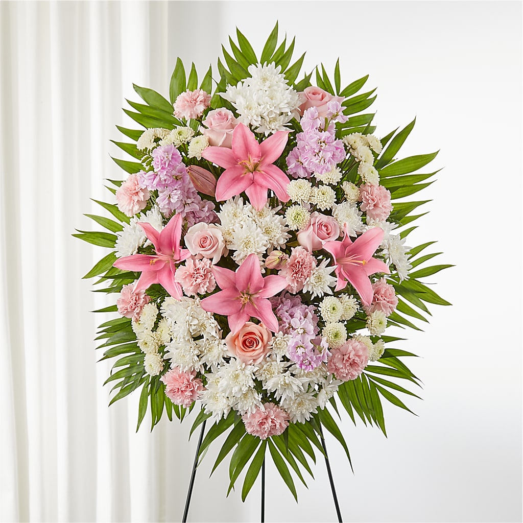 Offering Solace Standing Spray – Pukalani Floral, Paia HI