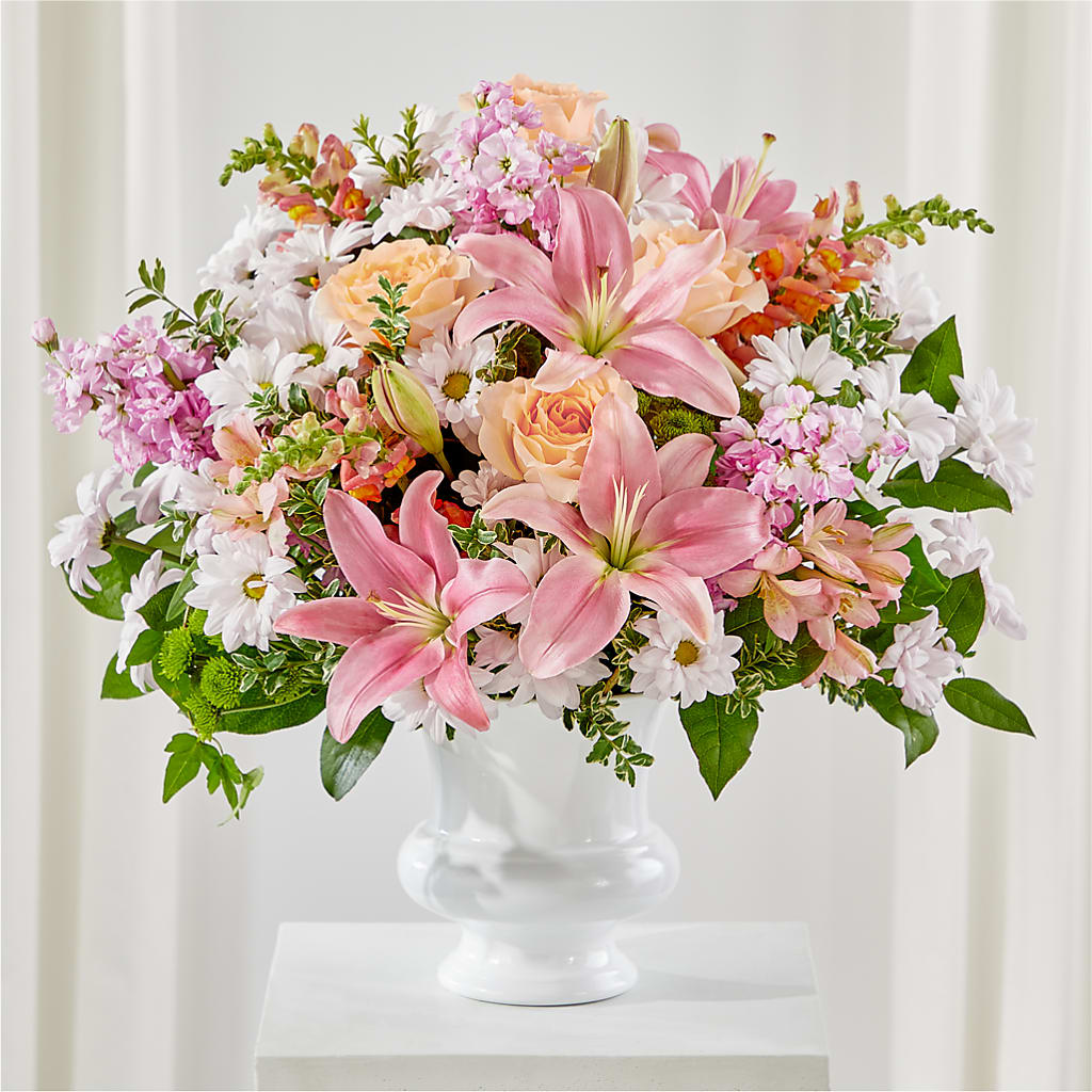 Heartfelt Gesture Urn Arrangement – Pukalani Floral, Paia HI
