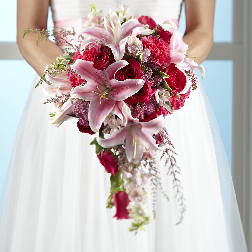 Lily & Rose Bouquet – Pukalani Floral, Paia HI