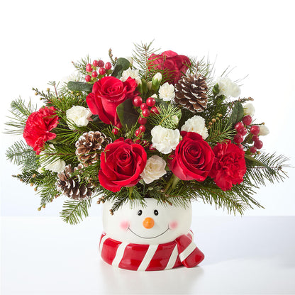 Jolly Snowman Bouquet –  Pukalani Floral, Paia HI