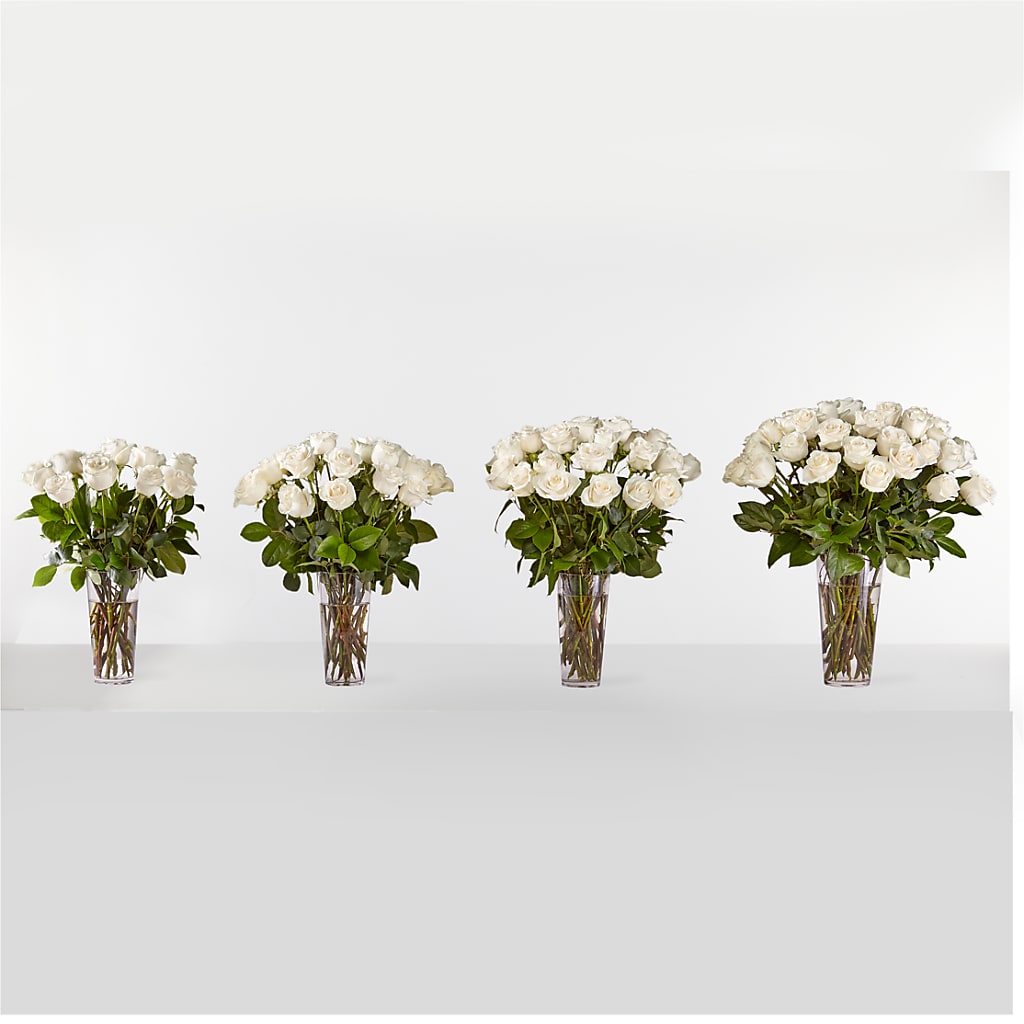 Long Stem White Rose Bouquet –  Pukalani Floral, Paia HI