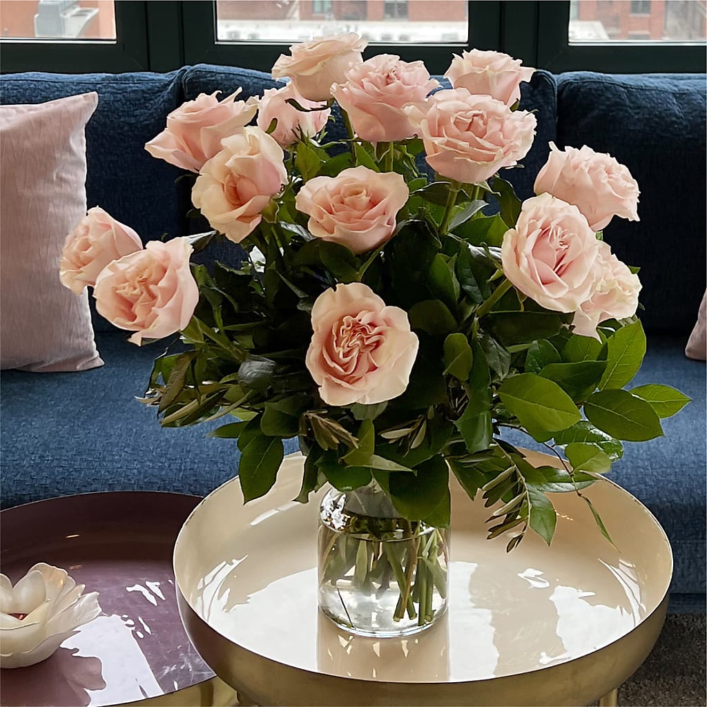 Long Stem Pink Rose Bouquet –  Pukalani Floral, Paia HI