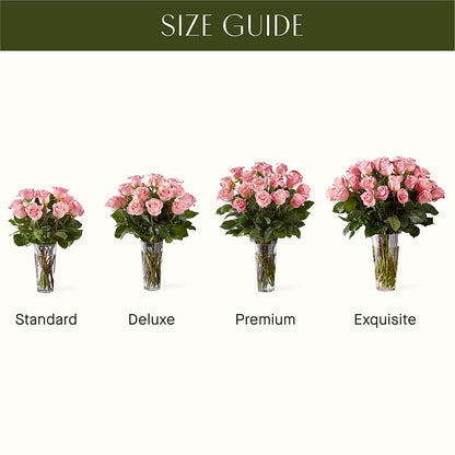 Long Stem Pink Rose Bouquet –  Pukalani Floral, Paia HI