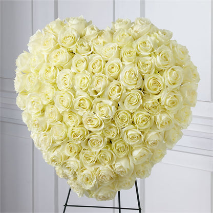 Elegant Remembrance Standing Heart –  Pukalani Floral, Paia HI