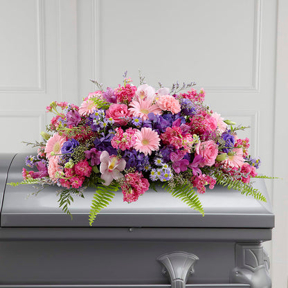 Glorious Garden Casket Spray –  Pukalani Floral, Paia HI