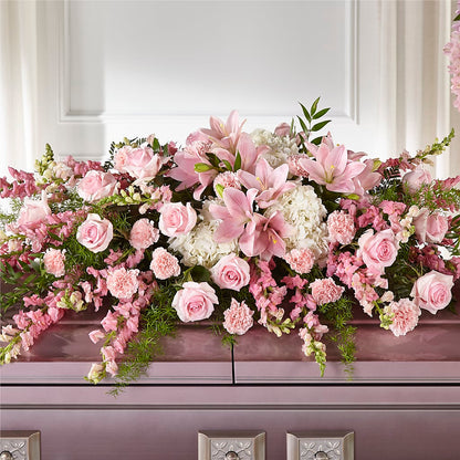 Life & Remembrance Casket Spray –  Pukalani Floral, Paia HI