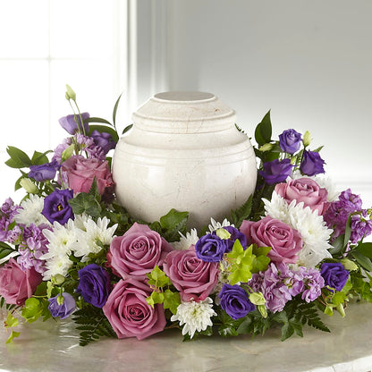 Blooming Sympathy Cremation Adornment –  Pukalani Floral, Paia HI