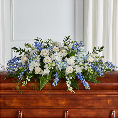 Timeless Essence Casket Spray –  Pukalani Floral, Paia HI