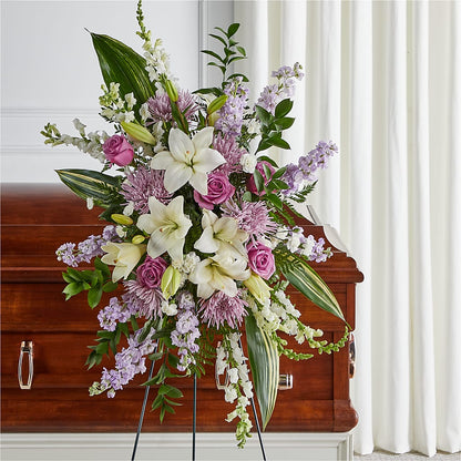 Grateful Hearts Standing Spray –  Pukalani Floral, Paia HI