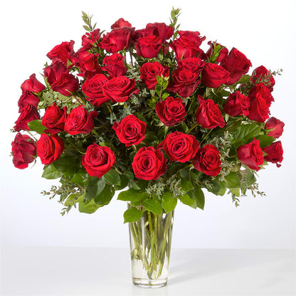 Forever Yours Fifty Stem Red Rose Bouquet –  Pukalani Floral, Paia HI