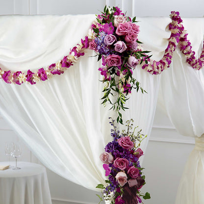 Color & Light Chuppah Decor –  Pukalani Floral, Paia HI