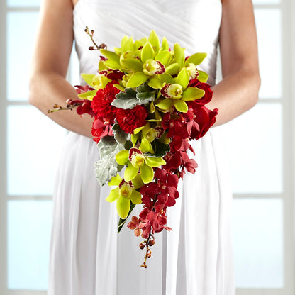 Elegant Orchid Bouquet –  Pukalani Floral, Paia HI